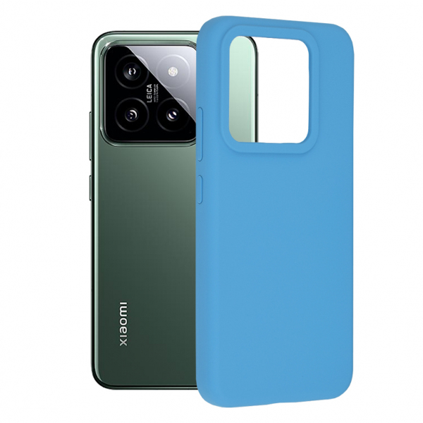 Husa pentru Xiaomi 14, Techsuit, Soft Edge, Albastra