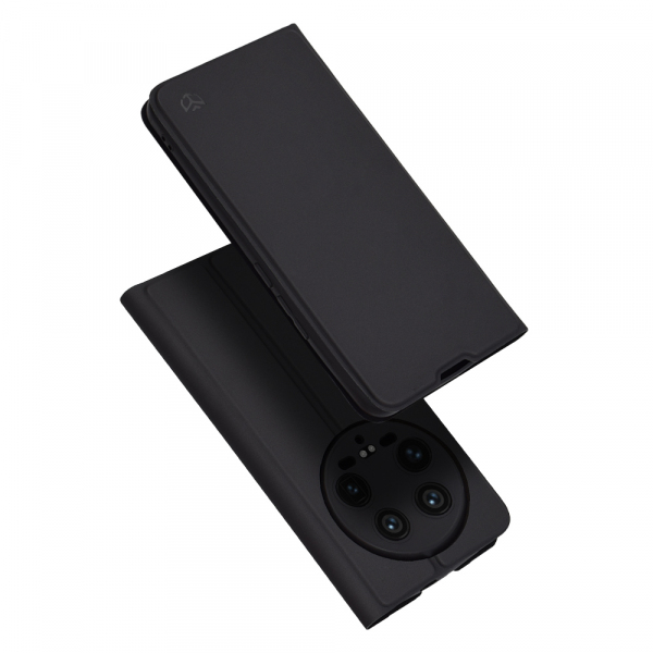 Husa pentru Xiaomi 14 Ultra, Techsuit, Magskin Book, Neagra