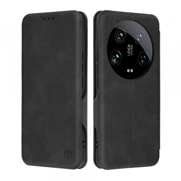 Husa pentru Xiaomi 14 Ultra, Techsuit, Safe Wallet Plus, Neagra
