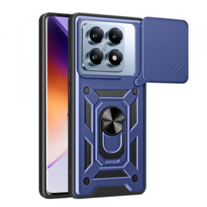 Husa pentru Xiaomi 14T Pro, Techsuit, CamShield, Albastra