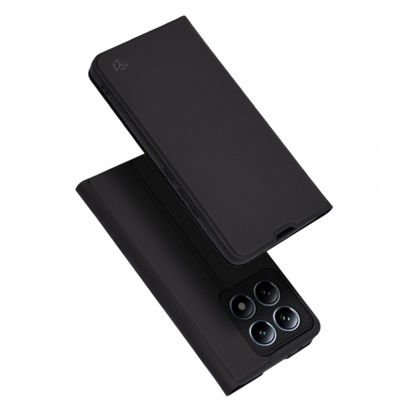 Husa pentru Xiaomi 14T Pro, Techsuit, Magskin Book, Neagra