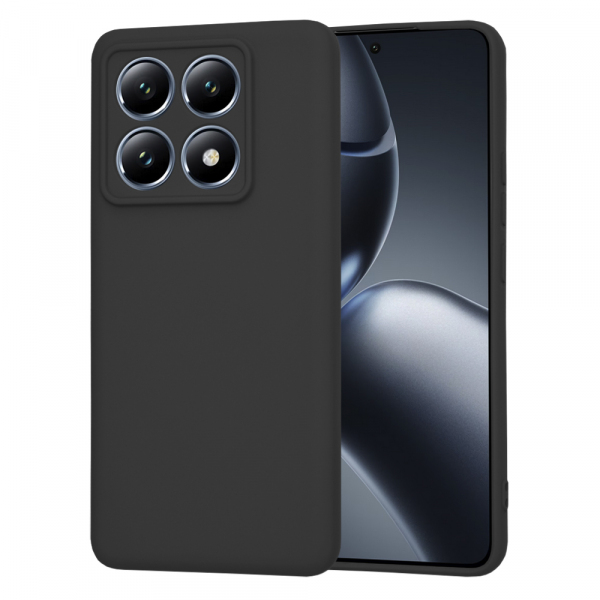 Husa pentru Xiaomi 14T Pro, Techsuit, SoftFlex, Neagra