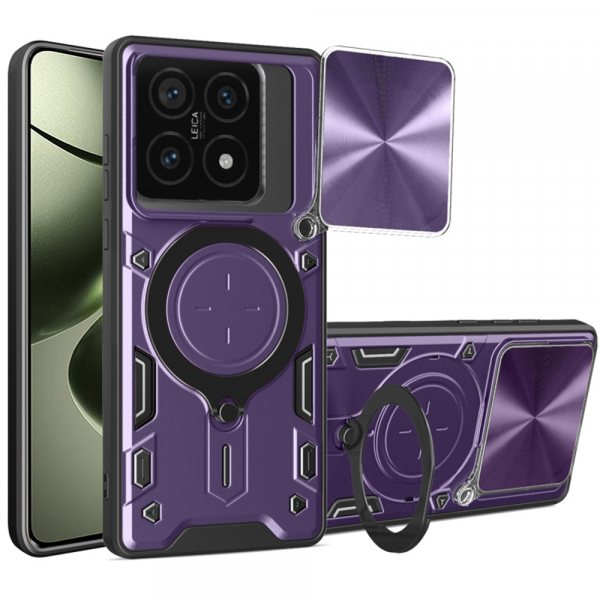 Husa pentru Xiaomi 14T, Techsuit, CamGuard Pro, Mov