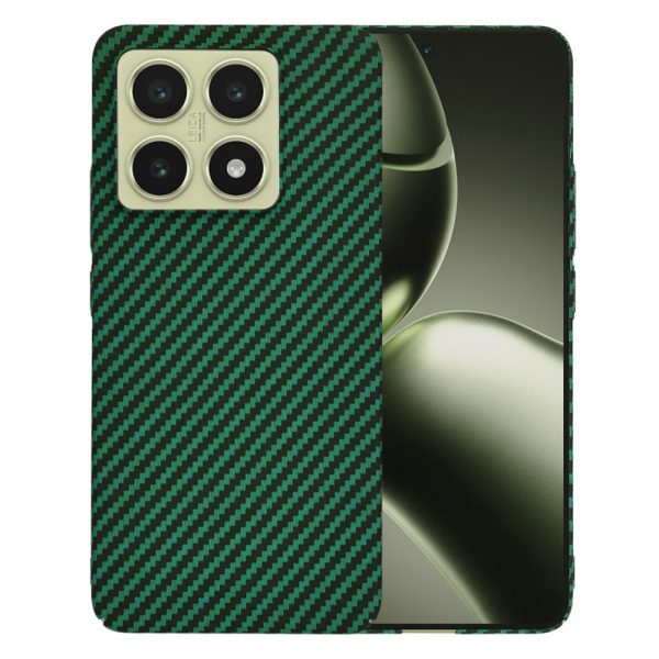 Husa pentru Xiaomi 14T, Techsuit, Carbonite FiberShell, Verde