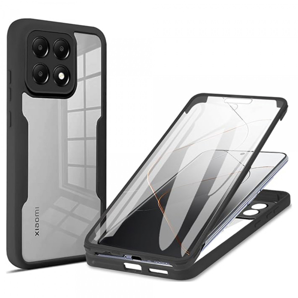 Husa pentru Xiaomi 14T, Techsuit, ColorVerse 360, Neagra