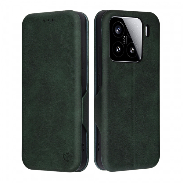 Husa pentru Xiaomi 15, Techsuit, Safe Wallet Plus, Verde