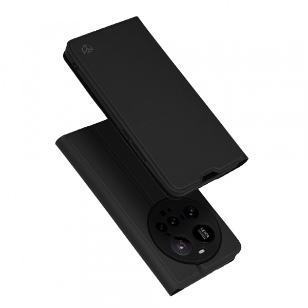 Husa pentru Xiaomi 15 Ultra, Techsuit, Magskin Book, Neagra