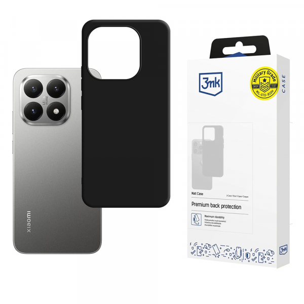 Husa pentru Xiaomi 15T, 3MK, Neagra Mata