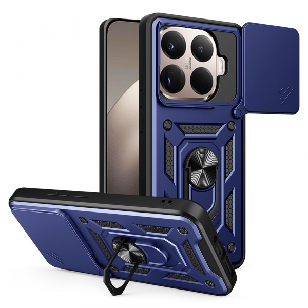 Husa pentru Xiaomi 15T Pro, Techsuit, CamShield, Albastra