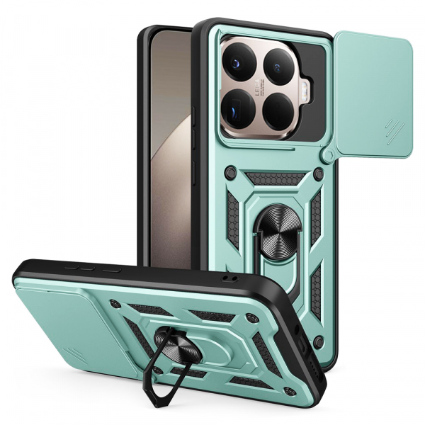 Husa pentru Xiaomi 15T Pro, Techsuit, CamShield, Verde
