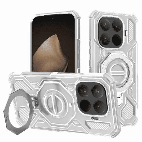 Husa pentru Xiaomi 15T Pro, Techsuit, Carbon Shield Pro, Alba