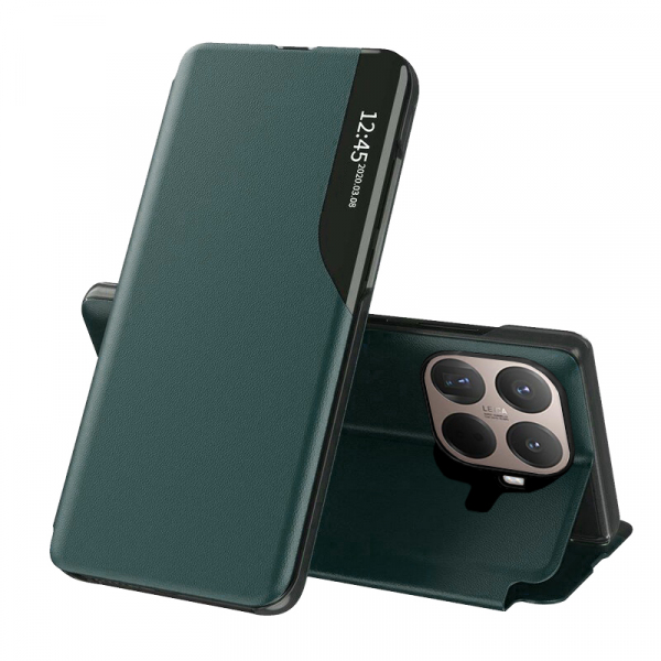 Husa pentru Xiaomi 15T Pro, Techsuit, eFold, Verde Inchis