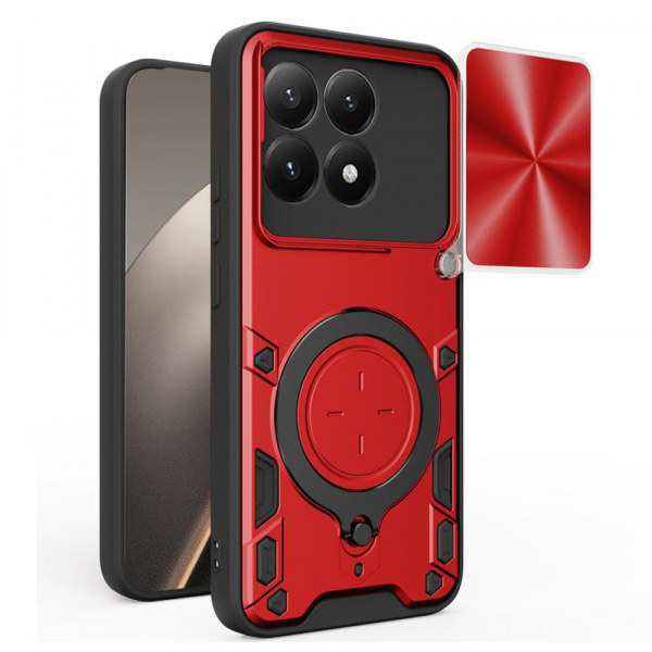 Husa pentru Xiaomi 15T, Techsuit, CamGuard Pro, Rosie