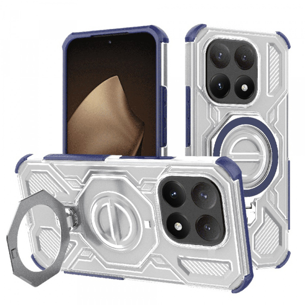 Husa pentru Xiaomi 15T, Techsuit, Carbon Shield Pro, Albastra