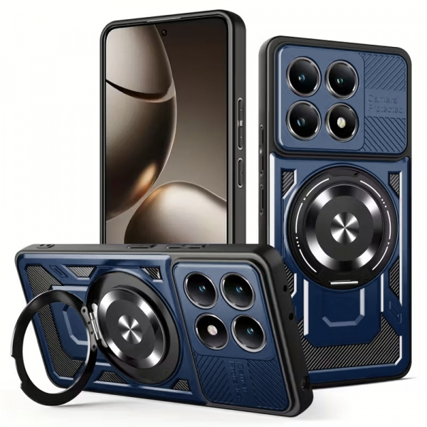 Husa pentru Xiaomi 15T, Techsuit, RuggedCam, Albastra