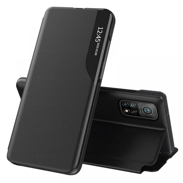Husa pentru Xiaomi Mi 10T 5G / 10T Pro 5G, Techsuit, eFold, Neagra