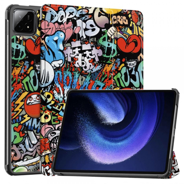 Husa pentru Xiaomi Pad 6S Pro 12.4, Techsuit, FoldPro Urban Vibe, Multicolor