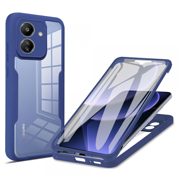 Husa pentru Xiaomi Poco C65 / Redmi 13C, Techsuit, ColorVerse 360, Albastra