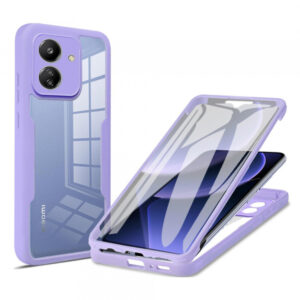 Husa pentru Xiaomi Poco C65 / Redmi 13C, Techsuit, ColorVerse 360, Mov