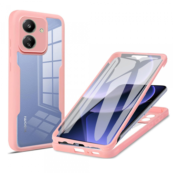 Husa pentru Xiaomi Poco C65 / Redmi 13C, Techsuit, ColorVerse 360, Roz