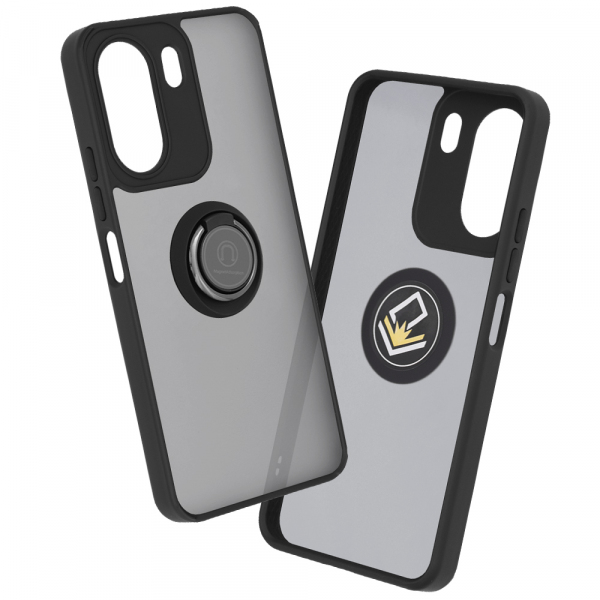 Husa pentru Xiaomi Poco C65 / Redmi 13C, Techsuit, Glinth, Neagra
