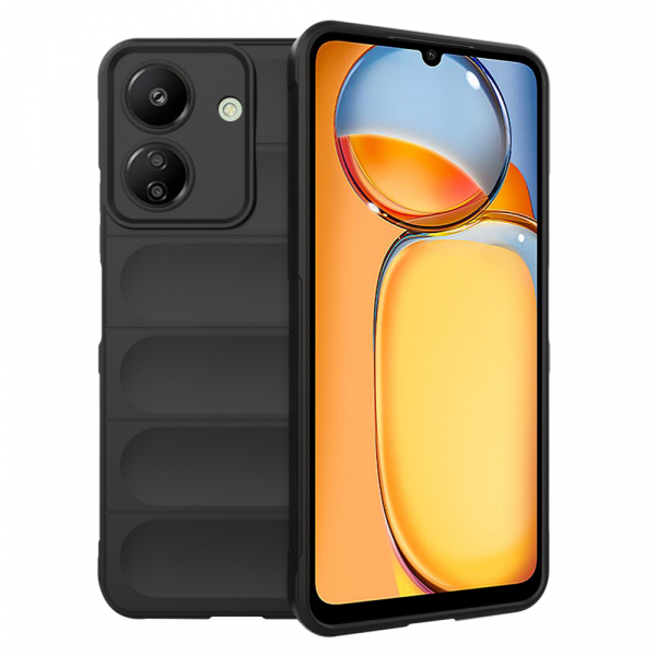 Husa pentru Xiaomi Poco C65 / Redmi 13C, Techsuit, Magic Shield, Neagra