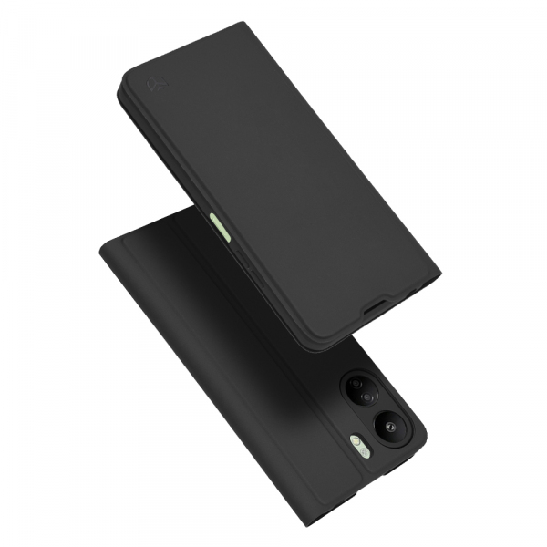 Husa pentru Xiaomi Poco C65 / Redmi 13C, Techsuit, Magskin Book, Neagra