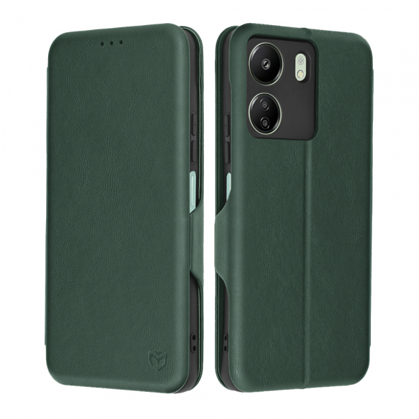 Husa pentru Xiaomi Poco C65 / Redmi 13C, Techsuit, Safe Wallet Plus, Verde