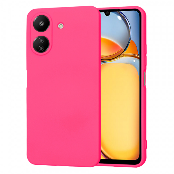 Husa pentru Xiaomi Poco C65 / Redmi 13C, Techsuit, SoftFlex, Roz Inchis