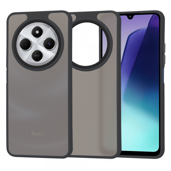 Husa pentru Xiaomi Poco C75 / Redmi 14C, Techsuit, HaloFrost, Neagra