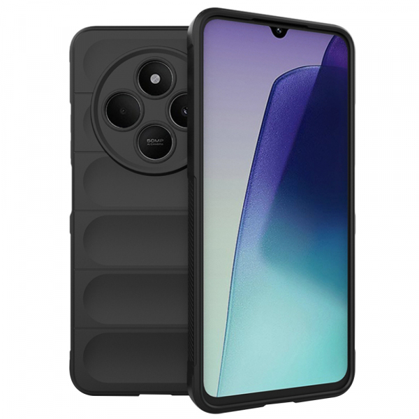 Husa pentru Xiaomi Poco C75 / Redmi 14C, Techsuit, Magic Shield, Neagra