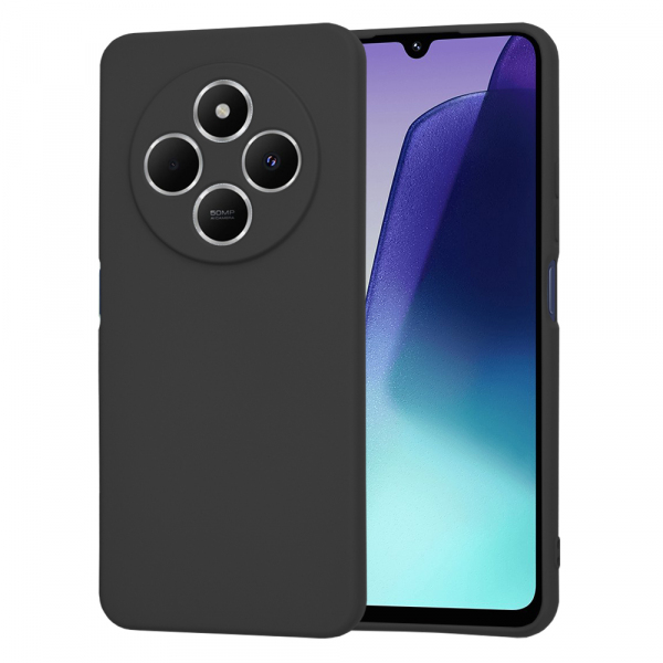 Husa pentru Xiaomi Poco C75 / Redmi 14C, Techsuit, SoftFlex, Neagra