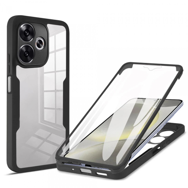 Husa pentru Xiaomi Poco F6, Techsuit, ColorVerse 360, Neagra