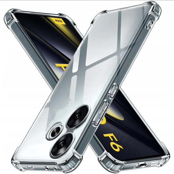 Husa pentru Xiaomi Poco F6, Techsuit, Shockproof Clear, Transparenta