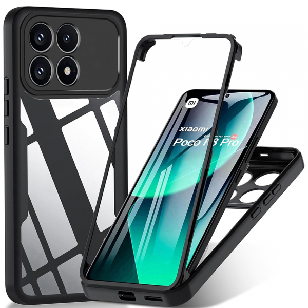 Husa pentru Xiaomi Poco F8 Pro, Techsuit, ColorVerse 360, Neagra
