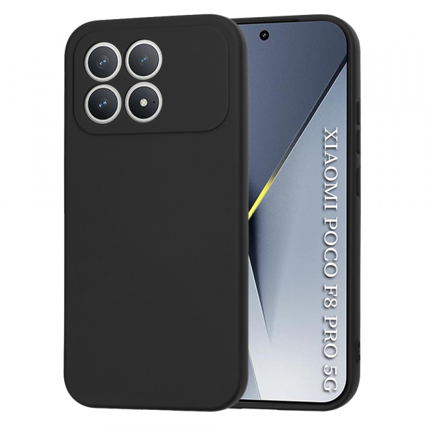 Husa pentru Xiaomi Poco F8 Pro, Techsuit, SoftFlex, Neagra