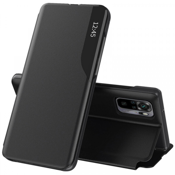 Husa pentru Xiaomi Poco M5s / Redmi Note 10S / Note 10, Techsuit, eFold, Neagra