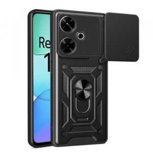 Husa pentru Xiaomi Poco M6 4G / Redmi 13, Techsuit, CamShield, Neagra