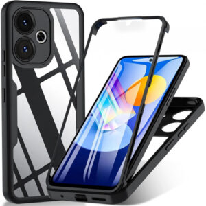 Husa pentru Xiaomi Poco M6 4G / Redmi 13, Techsuit, ColorVerse 360, Neagra