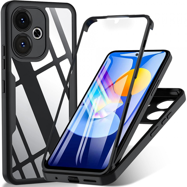 Husa pentru Xiaomi Poco M6 4G / Redmi 13, Techsuit, ColorVerse 360, Neagra