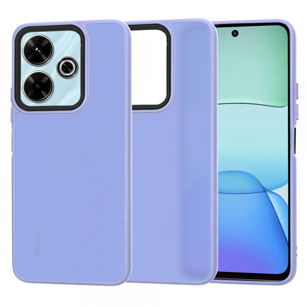 Husa pentru Xiaomi Poco M6 4G / Redmi 13, Techsuit, HaloFrost, Mov Deschis