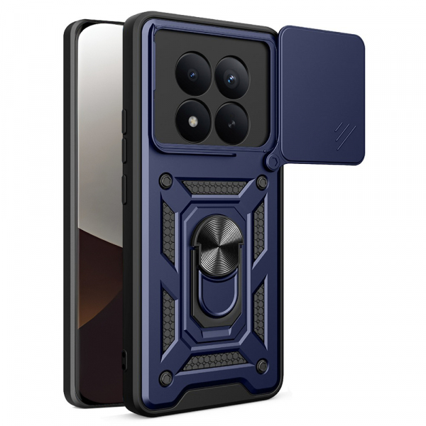 Husa pentru Xiaomi Poco M8 Pro / Redmi Note 15 Pro+ 5G, Techsuit, CamShield, Albastra