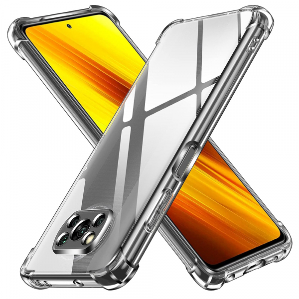Husa pentru Xiaomi Poco X3 Pro / X3 NFC / X3, Techsuit, Shockproof Clear, Transparenta