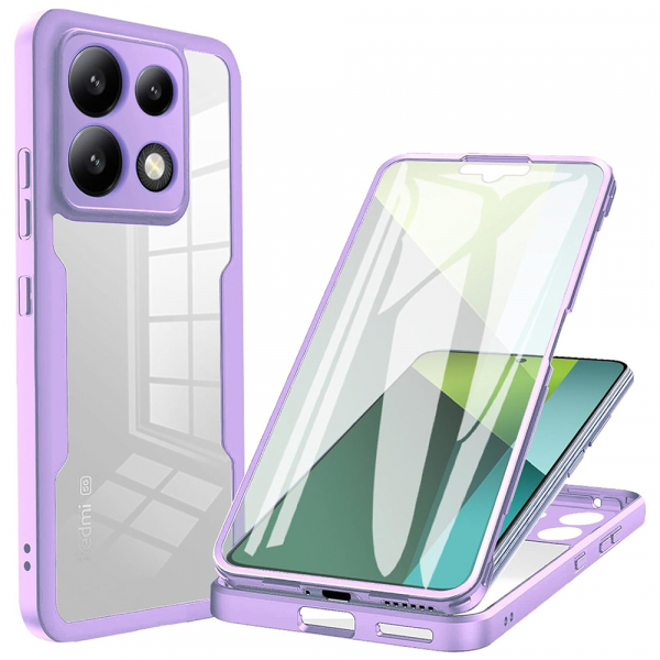 Husa pentru Xiaomi Poco X6 / Note 13 Pro 5G, Techsuit, ColorVerse 360, Mov