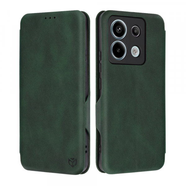 Husa pentru Xiaomi Poco X6 / Note 13 Pro 5G, Techsuit, Safe Wallet Plus, Verde