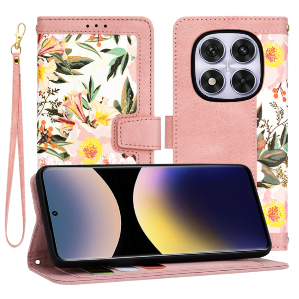 Husa pentru Xiaomi Poco X7 / Note 14 Pro 5G, Techsuit, FlipCraft, Roz