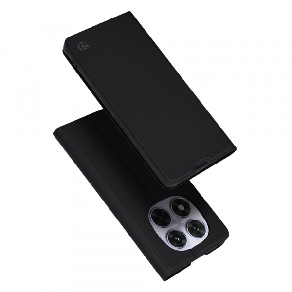 Husa pentru Xiaomi Poco X7 / Note 14 Pro 5G, Techsuit, Magskin Book, Neagra