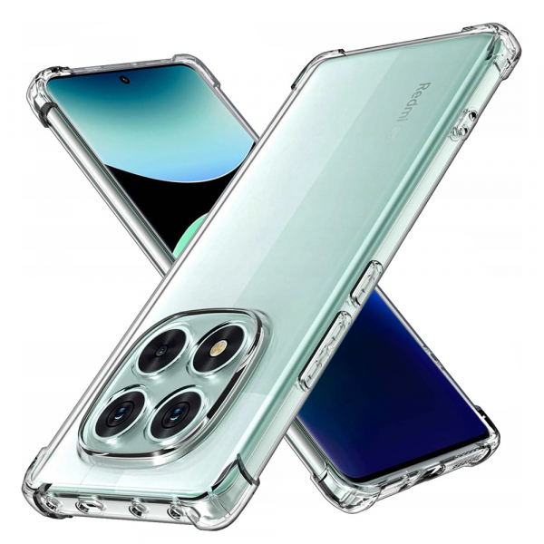 Husa pentru Xiaomi Poco X7 / Note 14 Pro 5G, Techsuit, Shockproof Clear, Transparenta