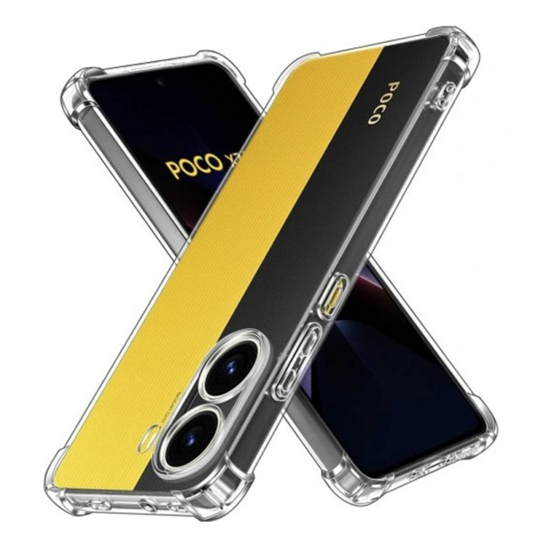 Husa pentru Xiaomi Poco X7 Pro, Techsuit, Shockproof Clear, Transparenta