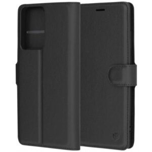 Husa pentru Xiaomi Redmi Note 14 Pro+ 5G / Note 14 Pro 5G / Poco X7, Techsuit, Leather Folio, Neagra